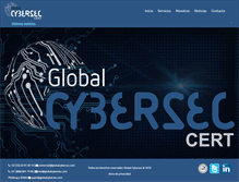 Tablet Screenshot of globalcybersec.com